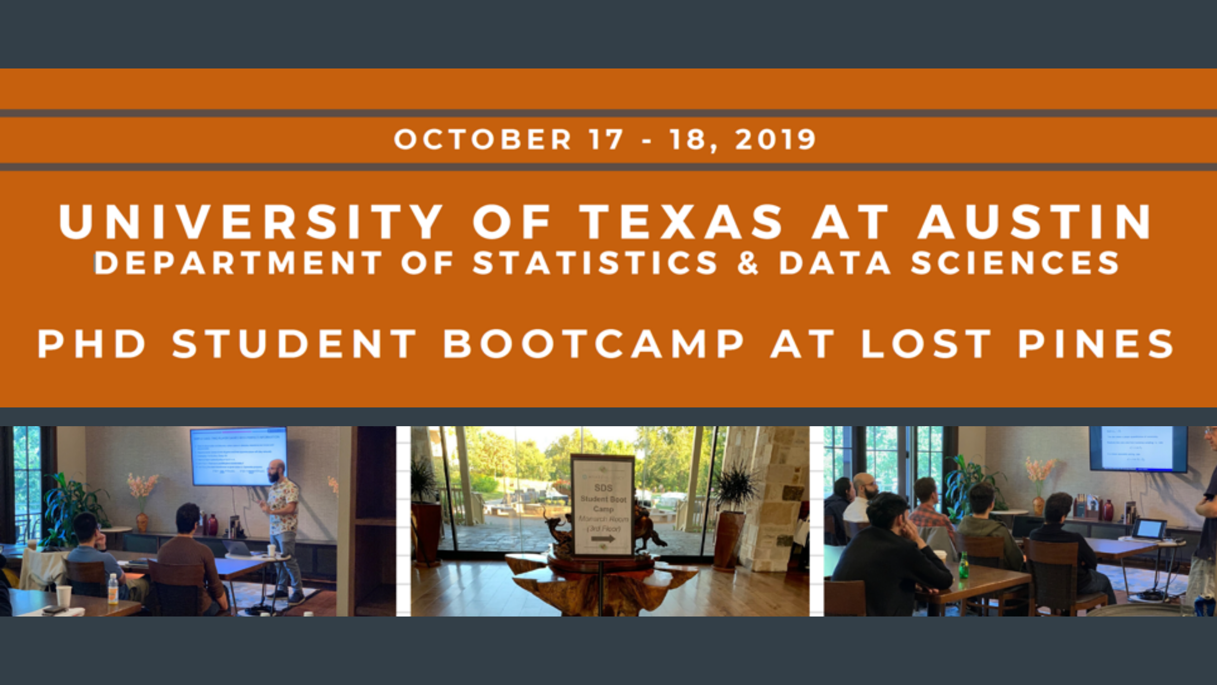 PhD Student Bootcamp 2019